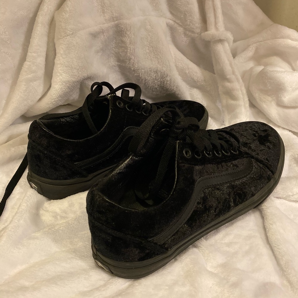 Black Velvet Vans